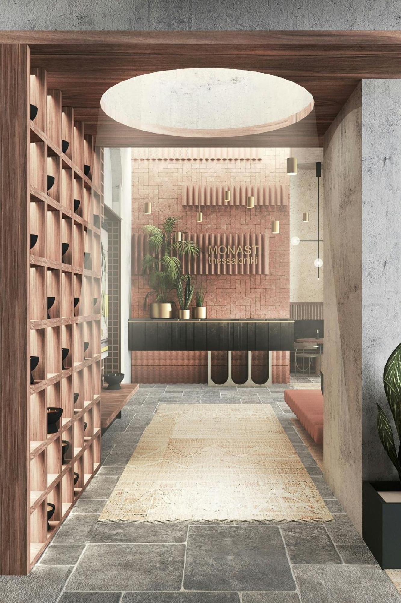 Отель Monasty, Thessaloniki, Autograph Collection Экстерьер фото The lobby of the hotel